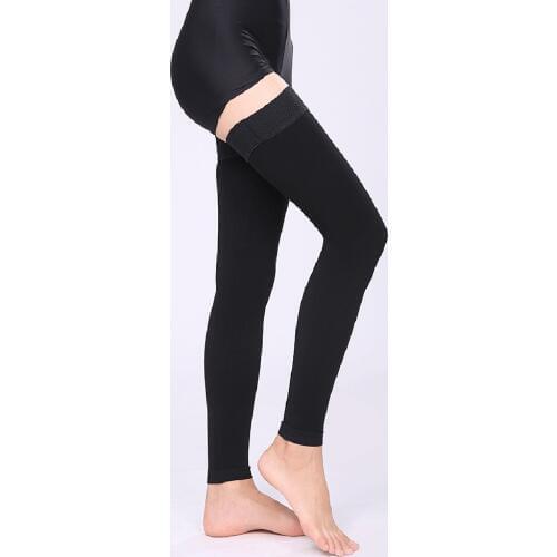 Women Medical Compression Thigh Stockings Full Leg Sleeve Running Nurse Flight Pregnancy Varicose Veins Compression Stocking