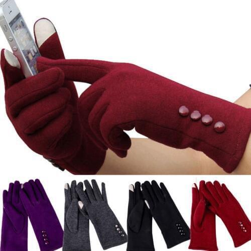 Men Women Thermal Insulation Touch Screen Winter Warm Gloves For Smartphone