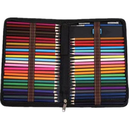 36/48/50/72 Colors Water Soluble Color Lead Paint Brush Pencil Hand-painted Watercolor Drawing Sketching Kit