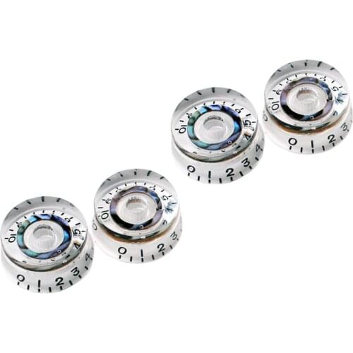 4x Electric Guitar Speed Tone Volume Knobs for