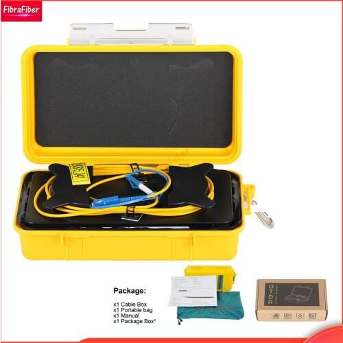 500M/1Km/2Km SC UPC to LC UPC OTDR Blind Zone Eliminator Optic Launch Cable Box SM SC/UPC to LC/UPC Fiber Rings Toolkit