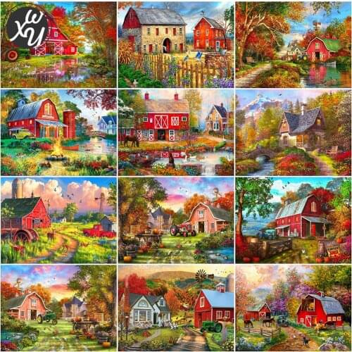 Diamond Painting Kits for Adults Landscape Full Drill Mosaic Art Rhinestones Embroidery Round Square Cross Stitch for Home Decor