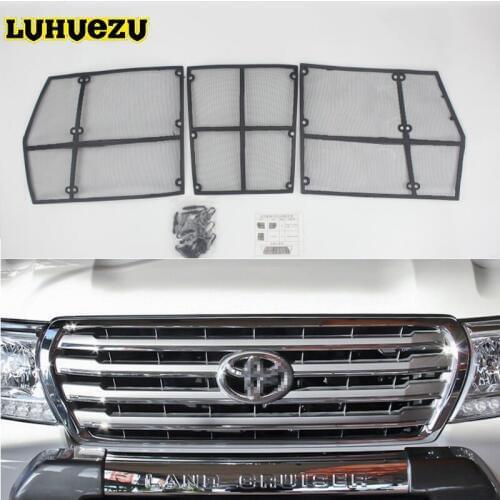 Car Insect Screening Mesh Front Grille Insert Neting For Toyota Land Cruiser 200 FJ200 2008 2009 2010 2011 2012 2013 2014 2015