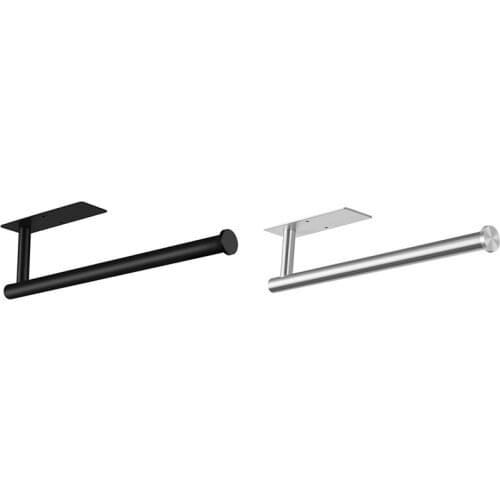 Paper Towel Holder-Under Cabinet Paper Towel Rack,Wall Mount Towel Paper Holder for Kitchen, Bathroom Retail