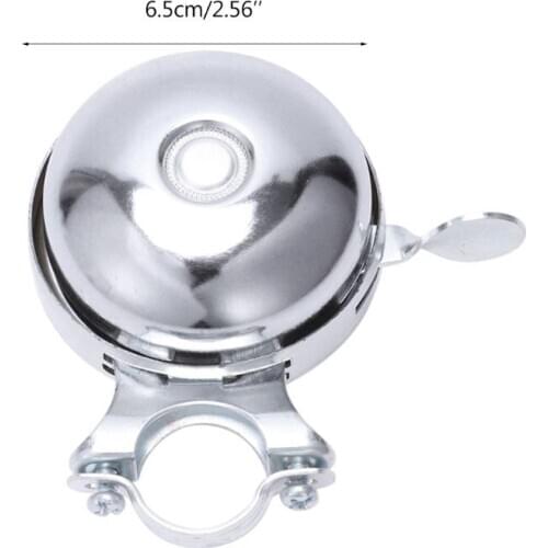 Double-sided Metal Bicycle Bell Vintage Bike Handlebar Safety Alarm Retro Horn M5TC