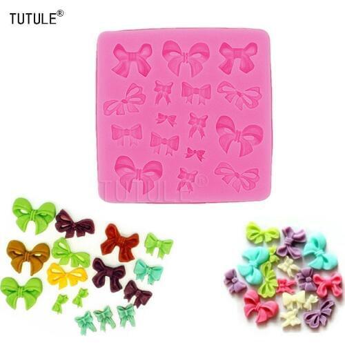 Gadgets-DIY Grace Bow tie Shape High Quality Silicone Soft Mold For Clay Resin Resin Soap from Japan Mold