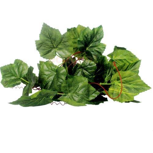 Artificial Grapes Vines Vivarium Reptile Decoration Ornament Lizard Hiding