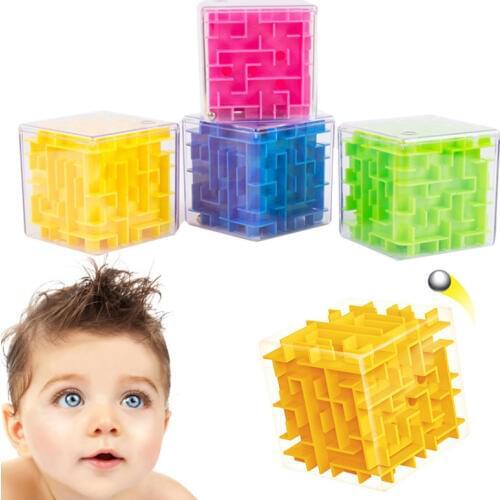 Labyrinth New Magic Cube Rolling Ball Hot 3D Mini Puzzle Game Toys Speed Cube