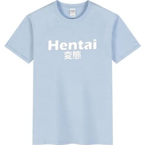 2021Summer Hentai Printing Graphic T-Shirt Women Short Sleeve Casual T Shirt For Soft unisex Cute Couple Tshirts