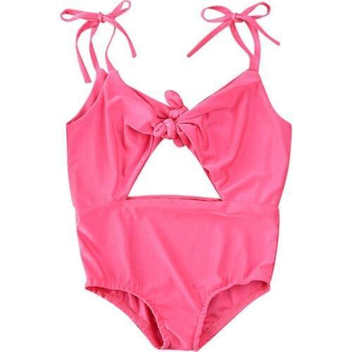 Summer Toddler Kids Baby Girls clothes off shulder strap solid cotton Bodysuit V-neck sleeveless newborn playsuit one pieces