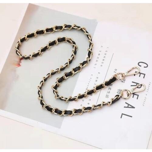 80cm/90cm/100cm/110cm/120cm/130cm/140cm Accessories Backpack Strap Metal Chain Shoulder Messenger Bag Chain