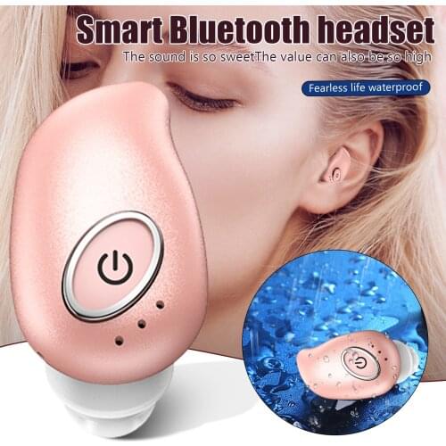 Bluetooth 5.0 Earphone Single Headset With Mic In-ear 8D Stereo HiFi Earbud Sports Bluetooth Wireless Headphone For Smartphones