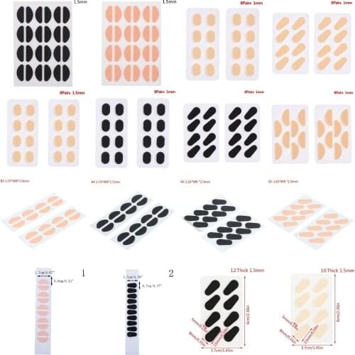 Soft Foam/Silicone Nose Pads Self Adhesive Eyeglass EVA Nose Pads Anti-Slip Glasses No Makeup Nose Pads Eyeglasses Nosepads