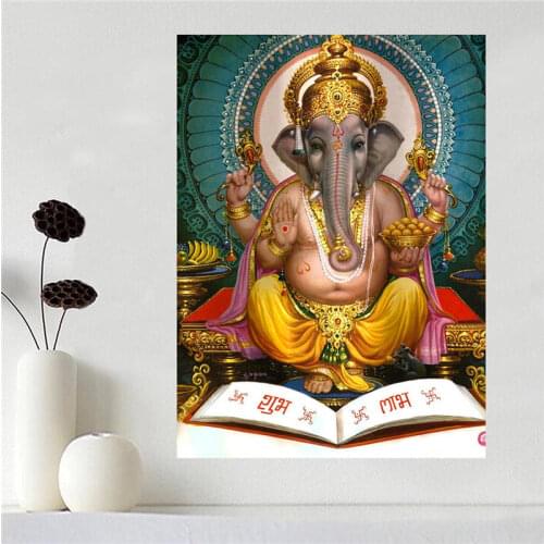 Custom canvas poster Art Elephant poster cloth fabric wall poster print Silk Fabric Print SQ0513-57