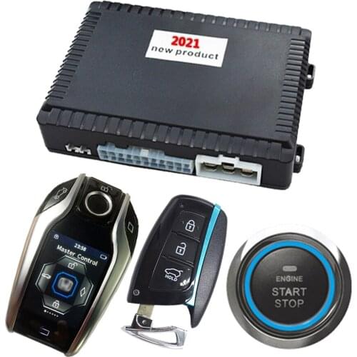 Drop Shipping KOL Cardot Best Seller In YouTube Smart Pke Keyless Entry Remote Starter Engine Start Stop Car+Alarms