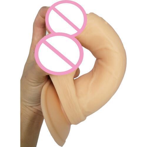 23.5*4.5CM Realistic Big Dildo Flexible Dick With Strong Suction Cup Huge Dildos Cock Anal Butt Plug Adult Huge Penis For Women