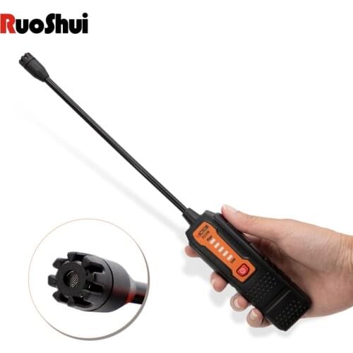 RuoShui 822M Gas Analyzer Combustible gas detector port flammable natural gas Leak Location Determine meter Tester Sound Light