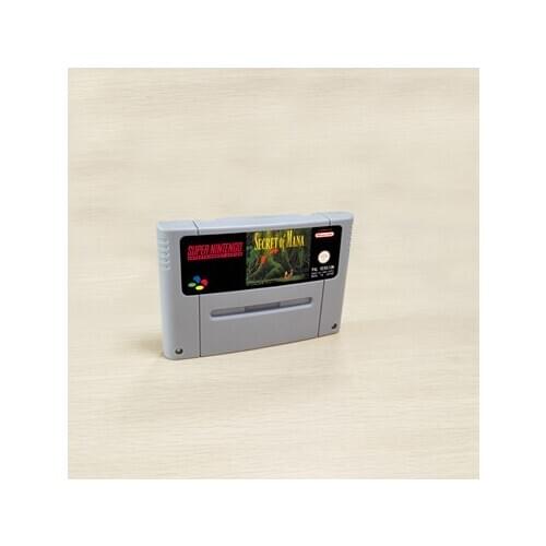 Secret of Mana 1 - RPG Game Card EUR Version English Language Battery Save