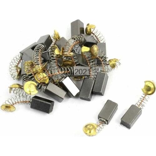 20 Pcs 13mm x 7.5mm x 6.5mm Electric Drill Motor Carbon Brushes Replacement