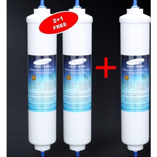 Water Filter Replacement for Samsung DA29-10105J, GE GXRTPR, GXRTDQ, 4378411RB, HAFEX/EXP, 3 pack