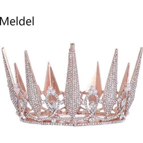 Medel Wedding Crown Bride Crown Princess Headdress Birthday Couronne Women Special Occasions Hair Accessories