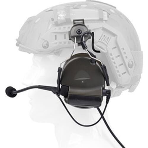 TAK YIYING Z-tactical Softair Aviation Headset Headphone Comtac II Headset For FAST Helmet And Peltor Helmet Rail Adapter Set