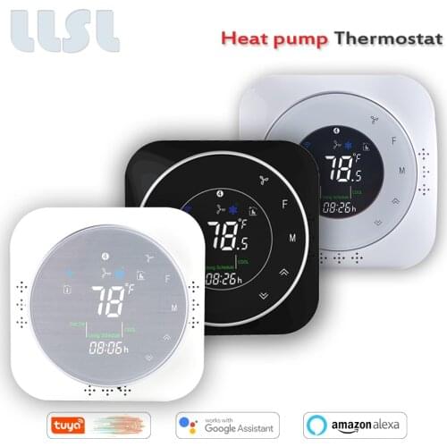 24V Heat Pump Thermostat Tuya WiFi Thermostat for Warm air, hot water, high efficiency furnaces, heat pumps