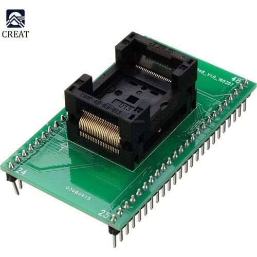 Tsop 48 Programmer TSOP48 to DIP48 Socket Adapter for TNM 5000 Programmer Xeltek USB Programmer & RT 809F