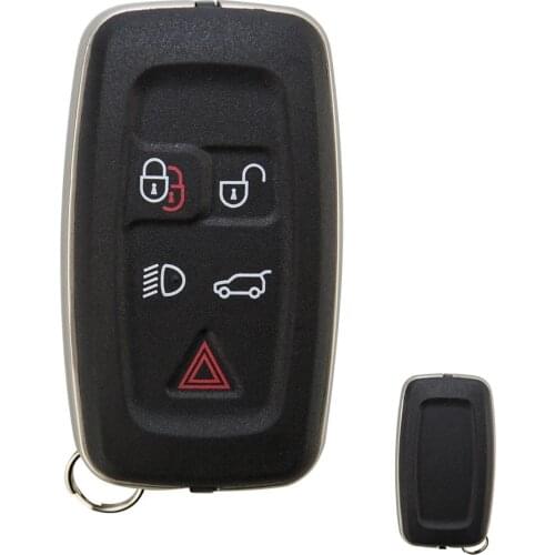 Car Key Shell Smart Remote Fob Cover Case key 5 Button Keyless Entry Accessorie for Land Rover Discovery 4 Sport Freelander