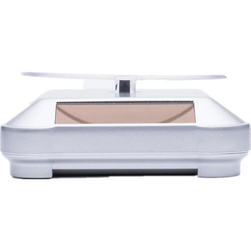 Solar Showcase 360 Automatic Rotating Turntable Jewelry Organizer Necklace Bracelet Watch Eyeglass Phone Display Stand