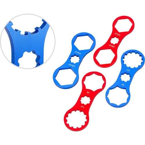 1pcthe Risk Spanner Bicycle Front Fork Cover Spanner Disassembly Tool Aluminum Bicycle Front Fork Repair Tool · 1