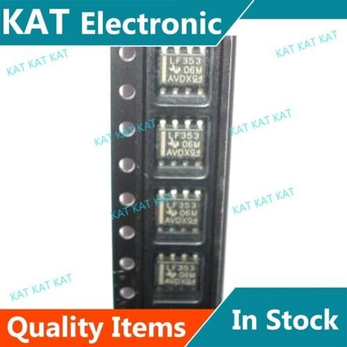 10PCS/Lot LF353 LF353DR LF353D JFET-INPUTDUAL OPERATIONAL AMPLIFIER