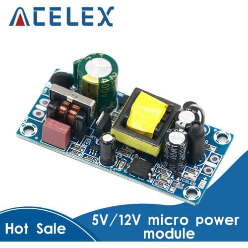 AC-DC 5V2A 10W Switching Power Supply Module Bare Circuit 85-264V to 5V 2A Board for Replace/Repair 12V1A