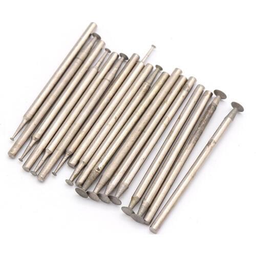 5pcs/lot Diamond Burrs For Dremel Rotary Tool Drill Bit Dremel Engraving Parts 2.35mm Shank Grinding Polishing H Needles