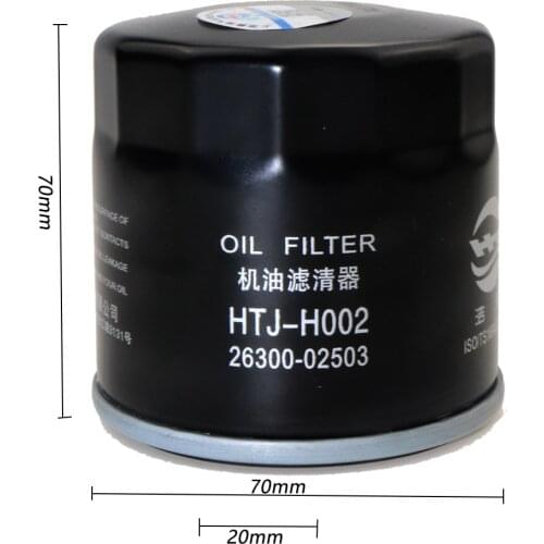 Car Oil Filter For Renault Scenic III 2010 2011 2012 2013 2014 2015 2016 2.0L Velsatis 3.5L 26300-02503
