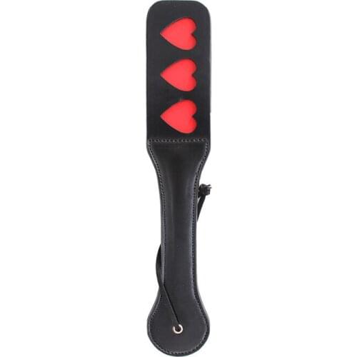 Bitch Slut Sex & Mischief Heart Slapper Paddle Whips fantasy Flogger cosplay Slave BDSM sex toys for couples bondage spank