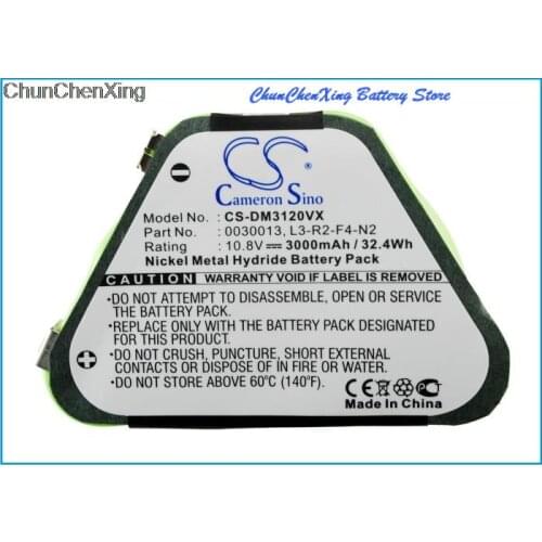 Cameron Sino 3000mAh Battery 0030013, L3-R2-F4-N2 for Dirt Devil M030, M3120