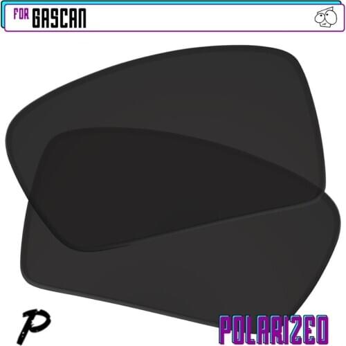 EZReplace Polarized Replacement Lenses for - Oakley Gascan Sunglasses - Black P