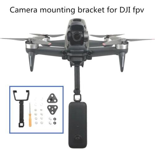 Camera Top Bracket Gopro Sports Action Camera Adapter Mount Clamp Holder Fix Expansion Kit Flashlight for DJI FPV Accessories