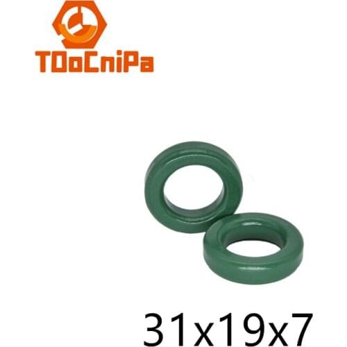 100-500pcs Mn-Zn Ferrite Magnetic Ring Outer Diameter 31x19x7 Inductance Transformer Filter Anti-interference High Conductivit