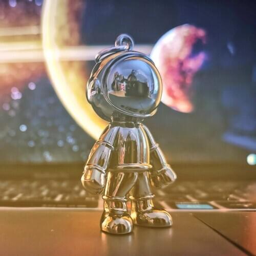 Metal Astronauts charm key chains mens key chain pendant ornament accessory
