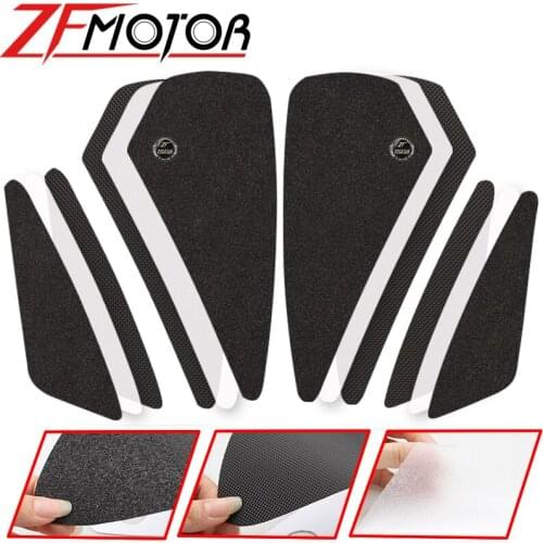 Motorcycle Anti slip Tank Pad Side Gas Knee Grip Traction Pads Protector Sticker For Yamaha YZFR1 YZF R1 04 05 06
