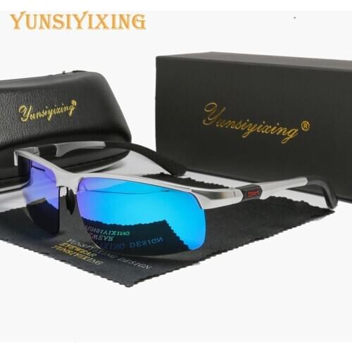 YUNSIYIXING Polarized Mens Sunglasses Aluminum Magnesium Classic Brand Sun Glasses Driving Accessories Eyewear For Men/Women