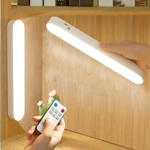 Sanmusion wall lamp for home indoor lighting touch remote control USB hand portable dormitory balcony led wall lighting