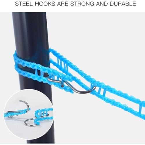 Nylon Clotheslines Hanging Rope Drying Clothes Dryer Non-slip Windproof for Outdoor 3/5/8/10 Meters Home Accessories