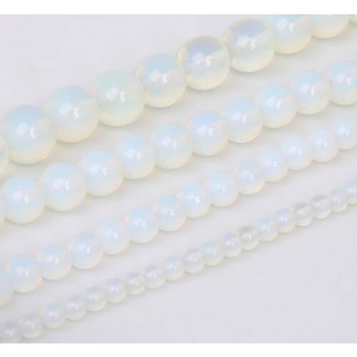 New Promotion 4mm 6mm 8mm 10mm Opal Round Beads Synthetise Dyed 15'' For DIY Bracelet Necklace Jewelry Making