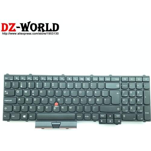 New Original NOR Norwegian Norway Keyboard for Lenovo Thinkpad P50 P70 Laptop Teclado 00PA349 00PA267