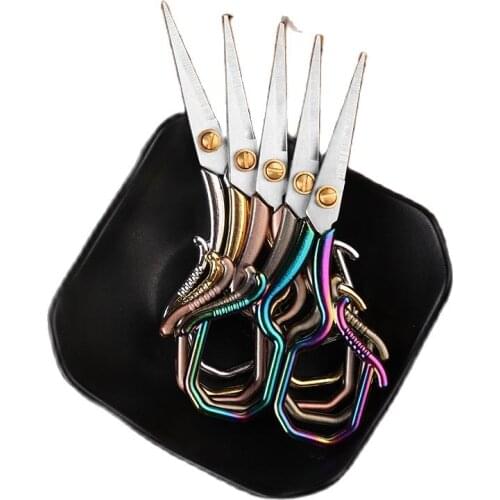 1Pcs Stainless Steel Embroidery Scissors Vintage Scissors Sewing Fabric Cutter Tailor Scissor Thread Scissor Tools for Sewing
