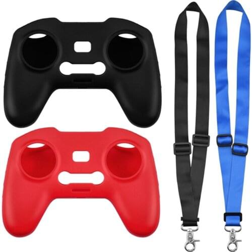 Suitable For -Dji Fpv Remote Control Silicone Sleeve Combo Through Machine Handle Protection Cover Lanyard Lanyard