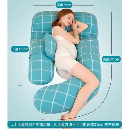 Full Body Maternity Support Pillow Breastfeeding Lumbar Nursing Long Pregnancy Pillow Side Sleeper Almohadas Bodypillow BW50YF